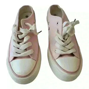 Mishansha Women's Canvas Pink Casual Low Walking Sneaker Size 7